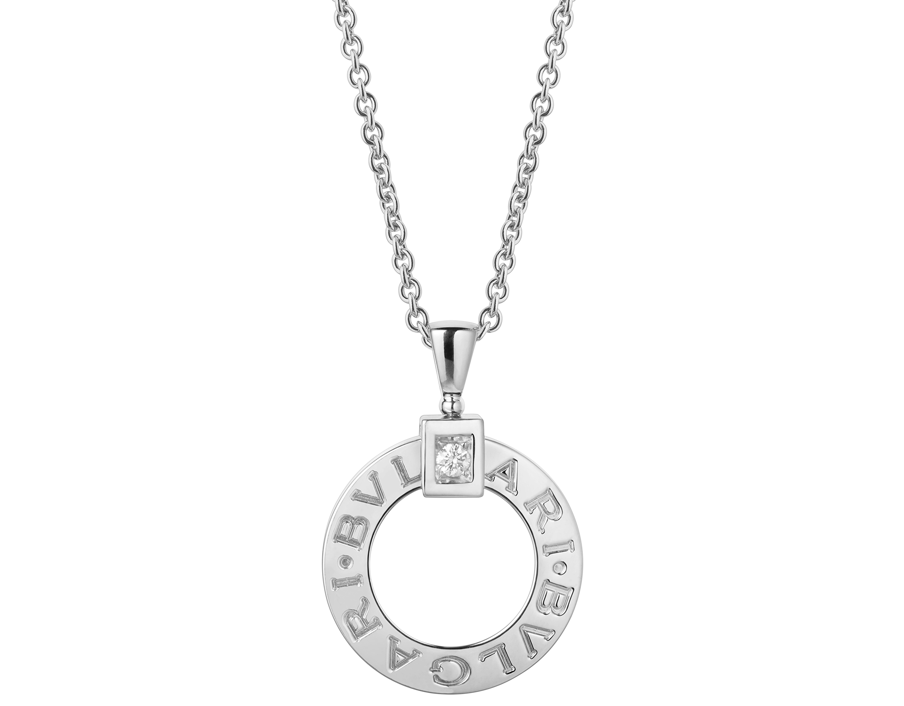 bvlgari necklace black silver