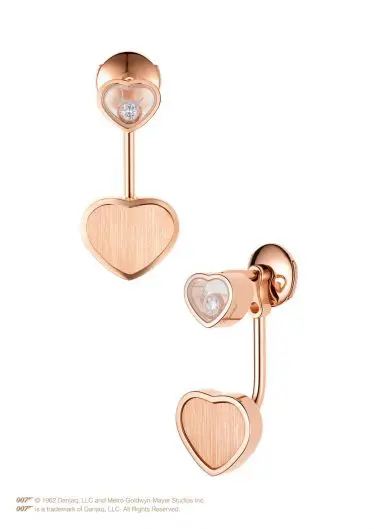 Happy Hearts Golden Hearts earrings