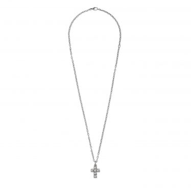 Square G Cube Cross necklace