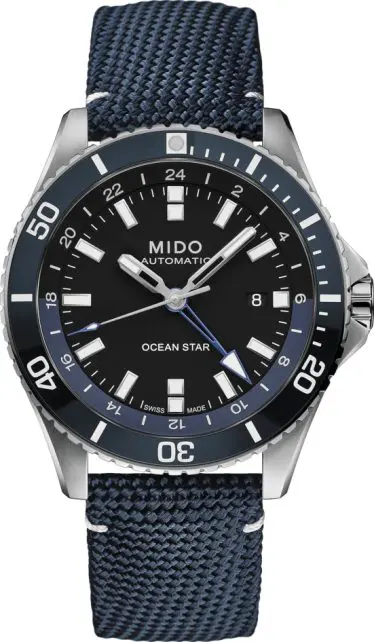 Mido ocean star discount gmt lug to lug