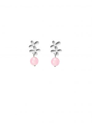 Pink Ribbon 2021 Earrings silver - Lindroos