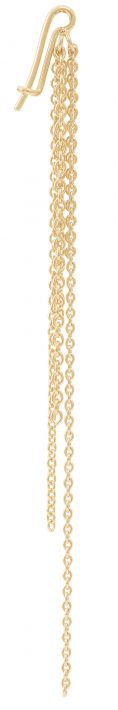 Pendant for earring 18 karat yellow and rose gold various anchor chain