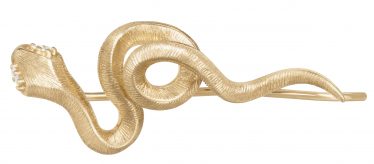 Snakes Earring in gold with diamonds