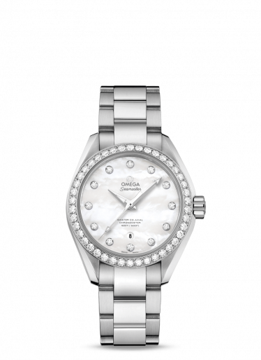 Omega seamaster aqua terra ladies 34mm hot sale