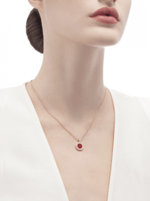 Bvlgari red necklace hotsell