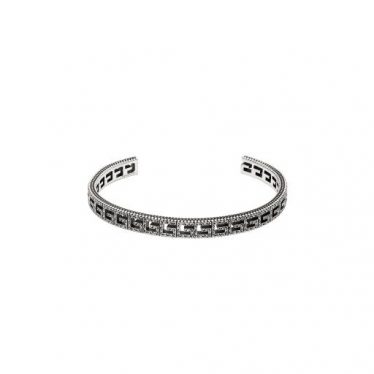 Square G silver bracelet