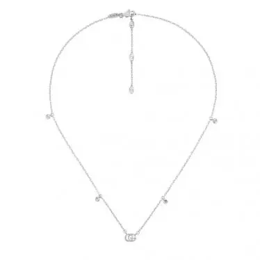 Gucci Sterling Silver GG Marmont Key Necklace YBB62775700100U | Goldsmiths