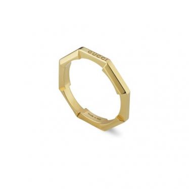 Gucci Link to Love mirrored ring
