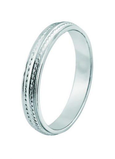 Uskelan Isokylän ring 3,5mm white gold