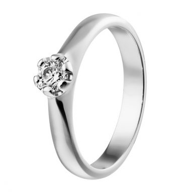 Hohde wedding ring white gold