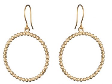 Circle of Light Earrings bronze