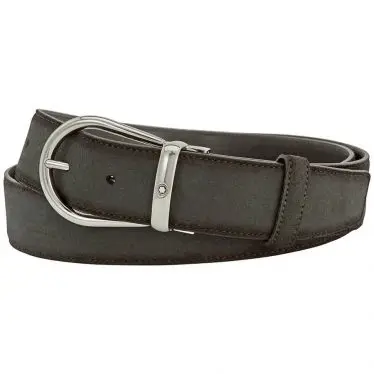 Casual Leather Cut-To-Size Grey Men's Belt