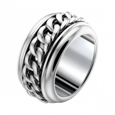Possession chain motif ring