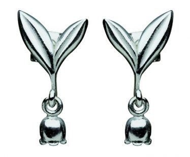 Lily of the Valley Earrings silver