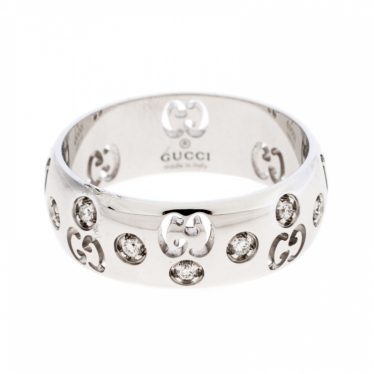 Icon Diamond Set Ring WG