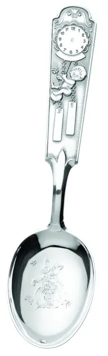 Kello-kissa christening spoon