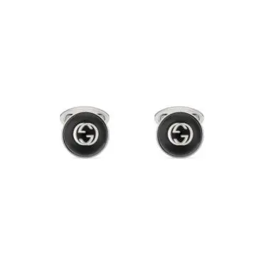 Gucci Interlocking G- Cufflinks silver