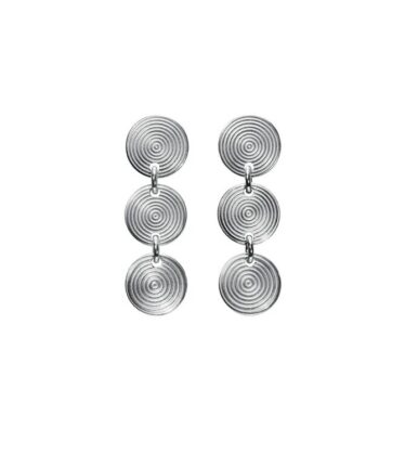 Kosmos earrings 3 parts silver