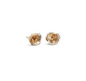 Summer Night Rose miniature earrings gold