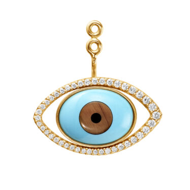 Evil Eye earring pendant
