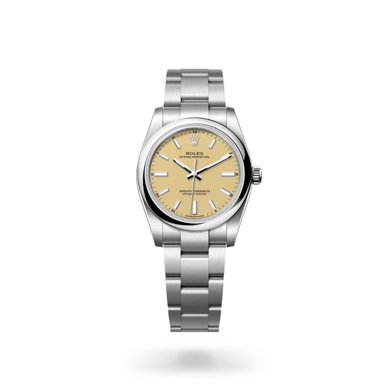 Rolex Oyster Perpetual 34 Oystersteel, M124200-0007 - Lindroos