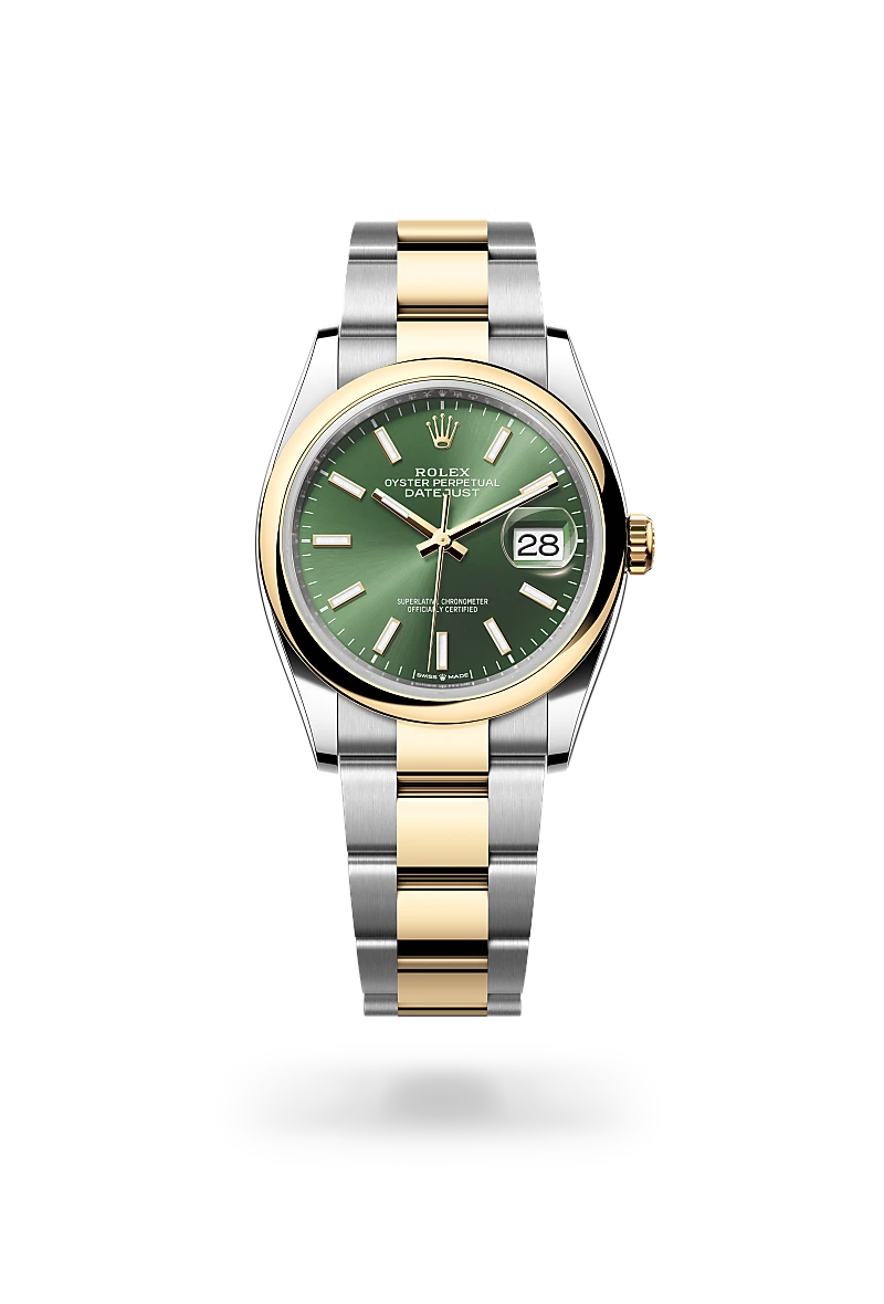 Rolex Datejust 36 in Yellow Rolesor - combination of Oystersteel and yellow gold, M126203-0058 - Lindroos