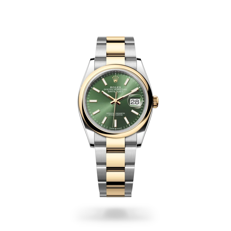 Rolex Datejust 36 in Yellow Rolesor - combination of Oystersteel and yellow gold, M126203-0058 - Lindroos