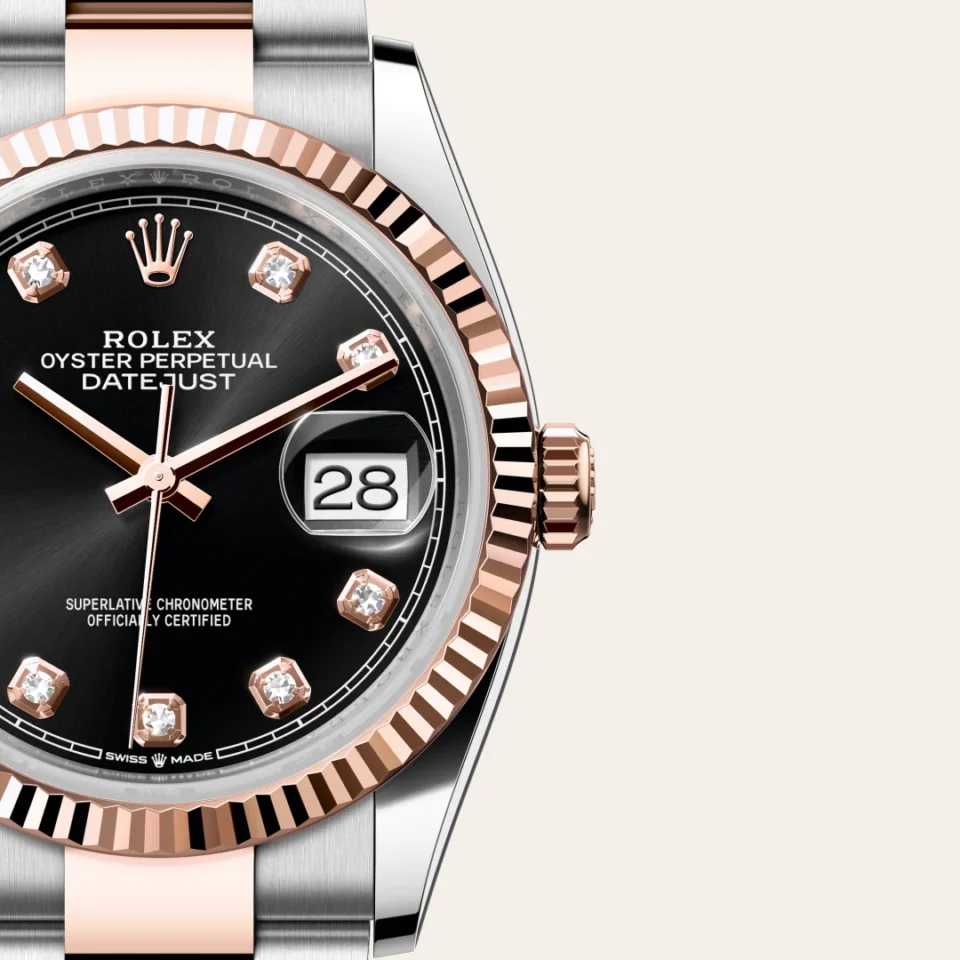 Rolex Datejust 36 Everose Rolesor – Oystersteel-terästä ja Everose-kultaa, M126231-0020, 3 - Lindroos