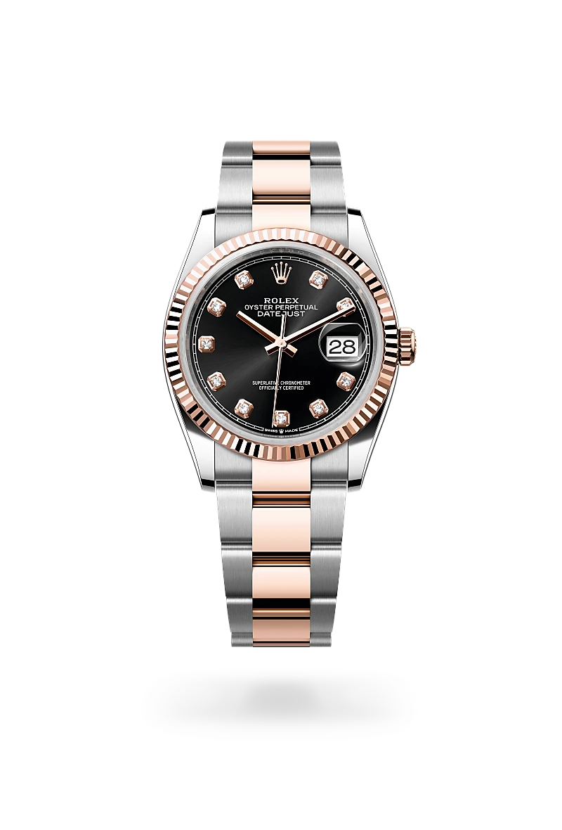 Rolex Datejust 36 in Everose Rolesor - combination of Oystersteel and Everose gold, M126231-0020 - Lindroos