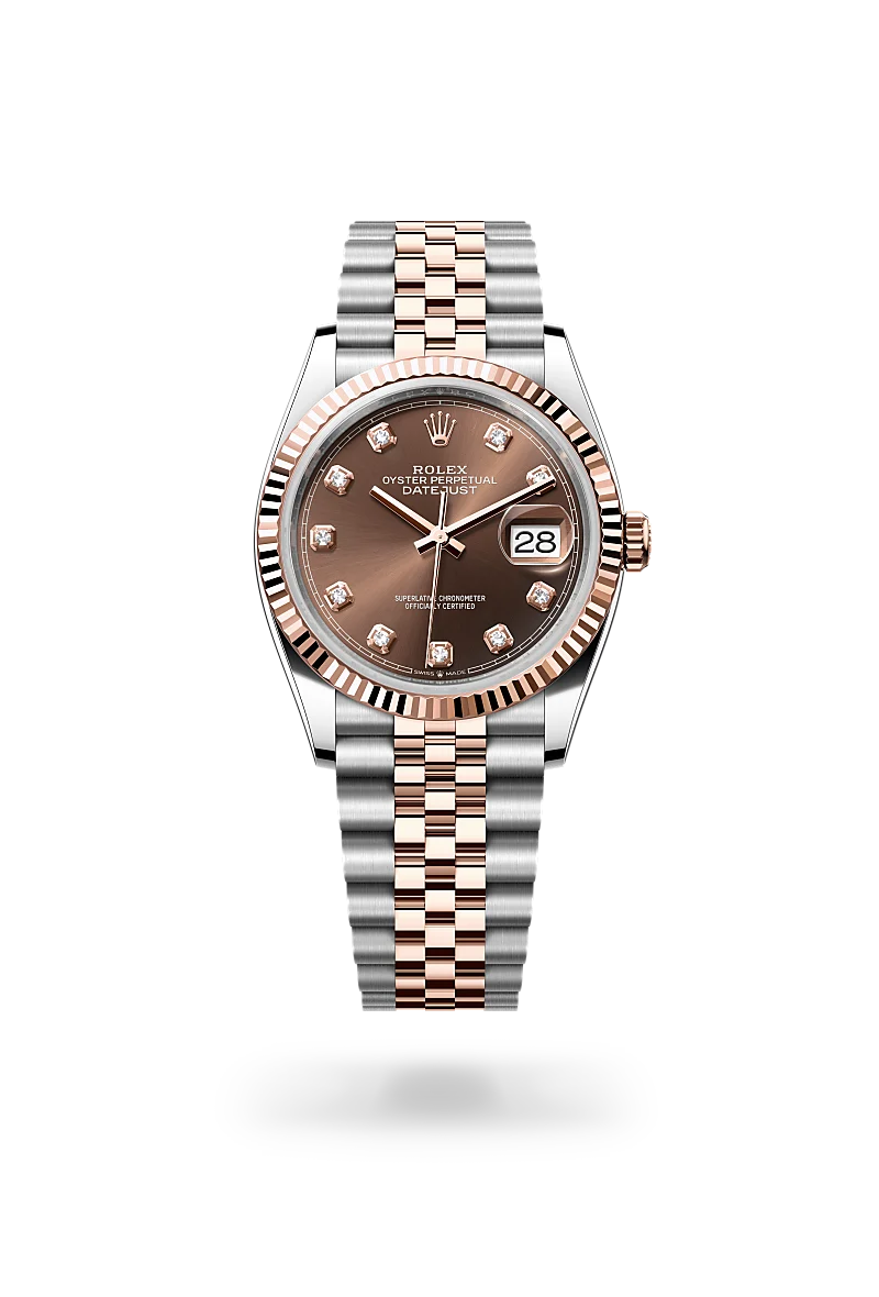 Rolex Datejust 36 in Everose Rolesor - combination of Oystersteel and Everose gold, M126231-0053 - Lindroos