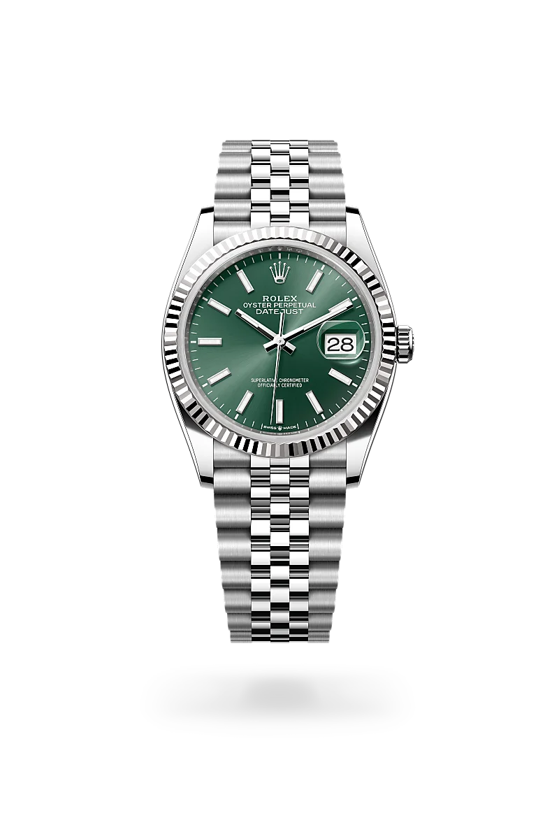 Rolex Datejust 36 in White Rolesor - combination of Oystersteel and white gold, M126234-0051 - Lindroos