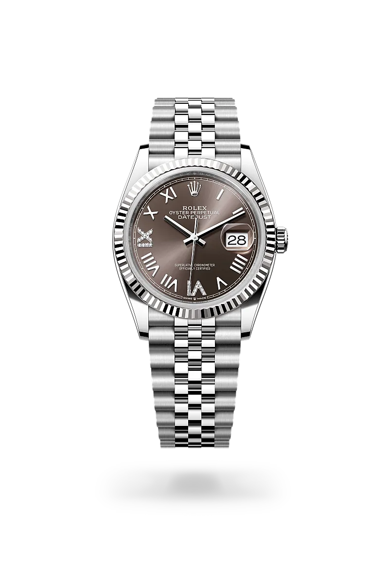 Rolex Datejust 36 in White Rolesor - combination of Oystersteel and white gold, M126234-0071 - Lindroos