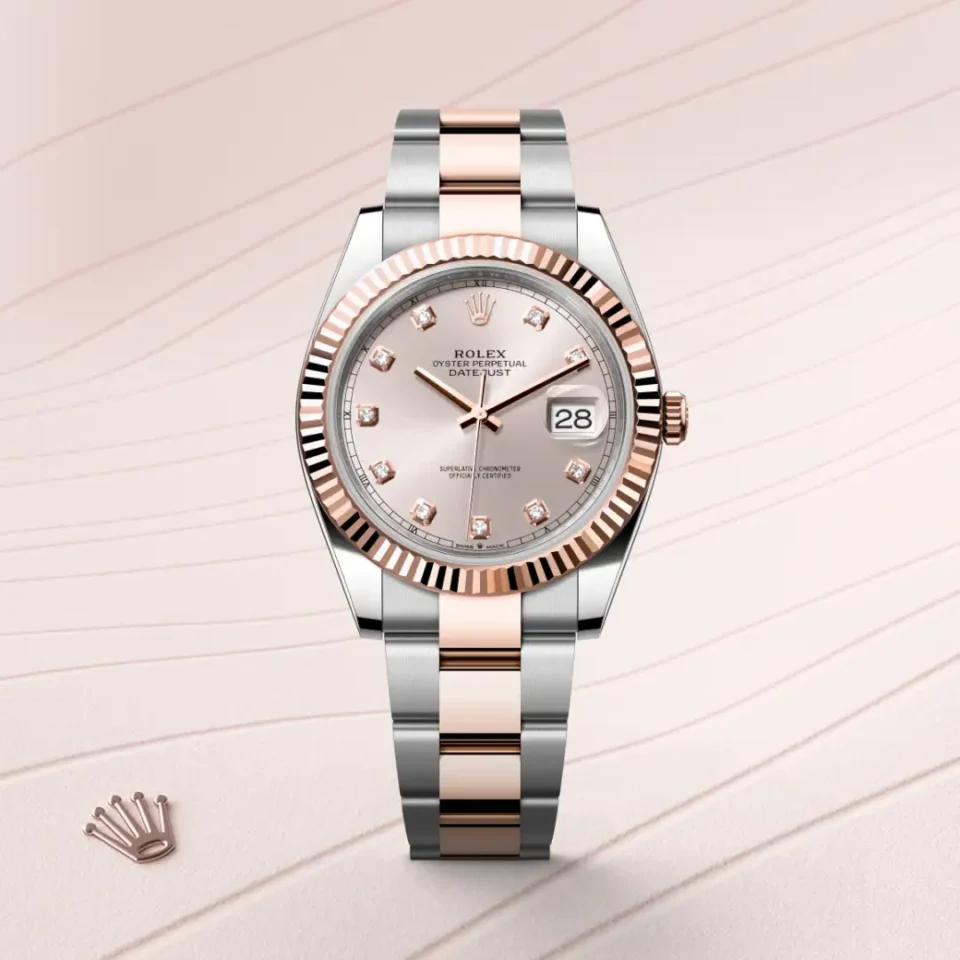 Rolex Datejust 41 Everose Rolesor – Oystersteel-terästä ja Everose-kultaa, M126331-0007, 1 - Lindroos