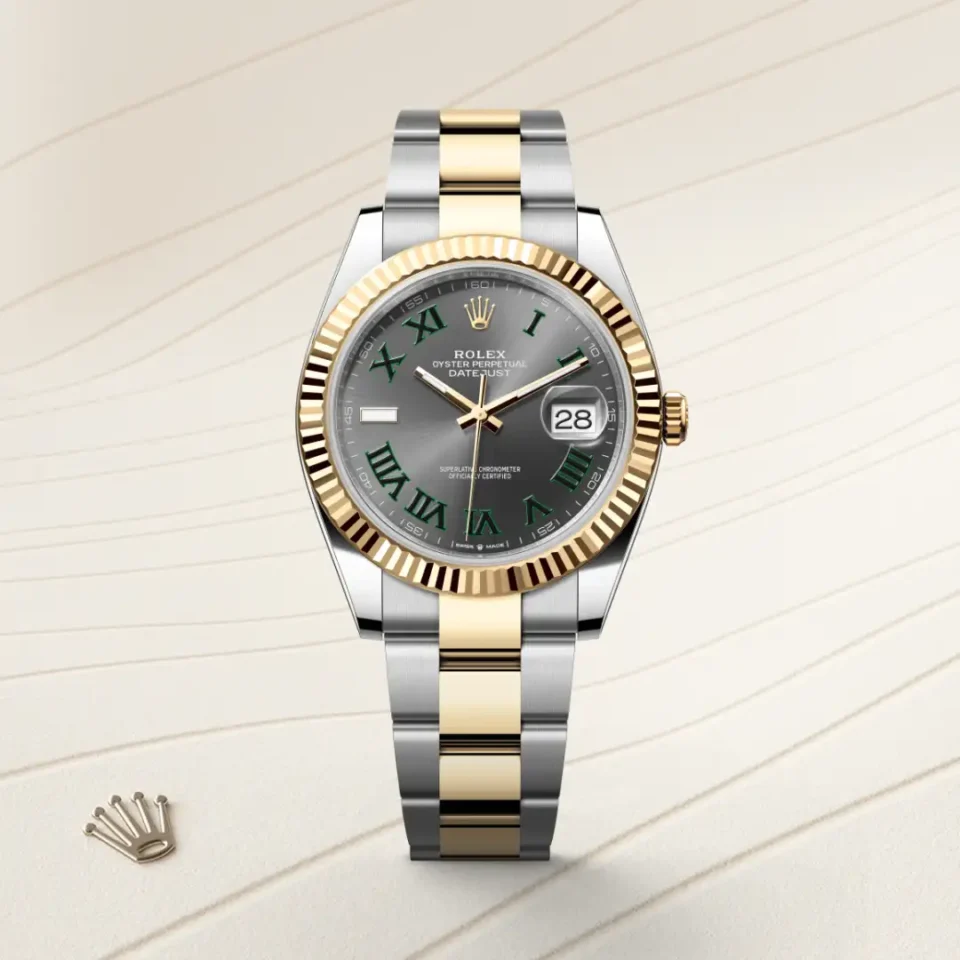 Rolex Datejust 41 Keltainen Rolesor – Oystersteel-terästä ja keltakultaa, M126333-0019, 1 - Lindroos
