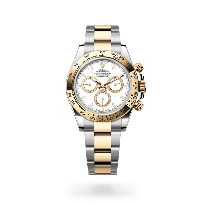 Rolex Cosmograph Daytona Keltainen Rolesor – Oystersteel-terästä ja keltakultaa, M126503-0001 - Lindroos