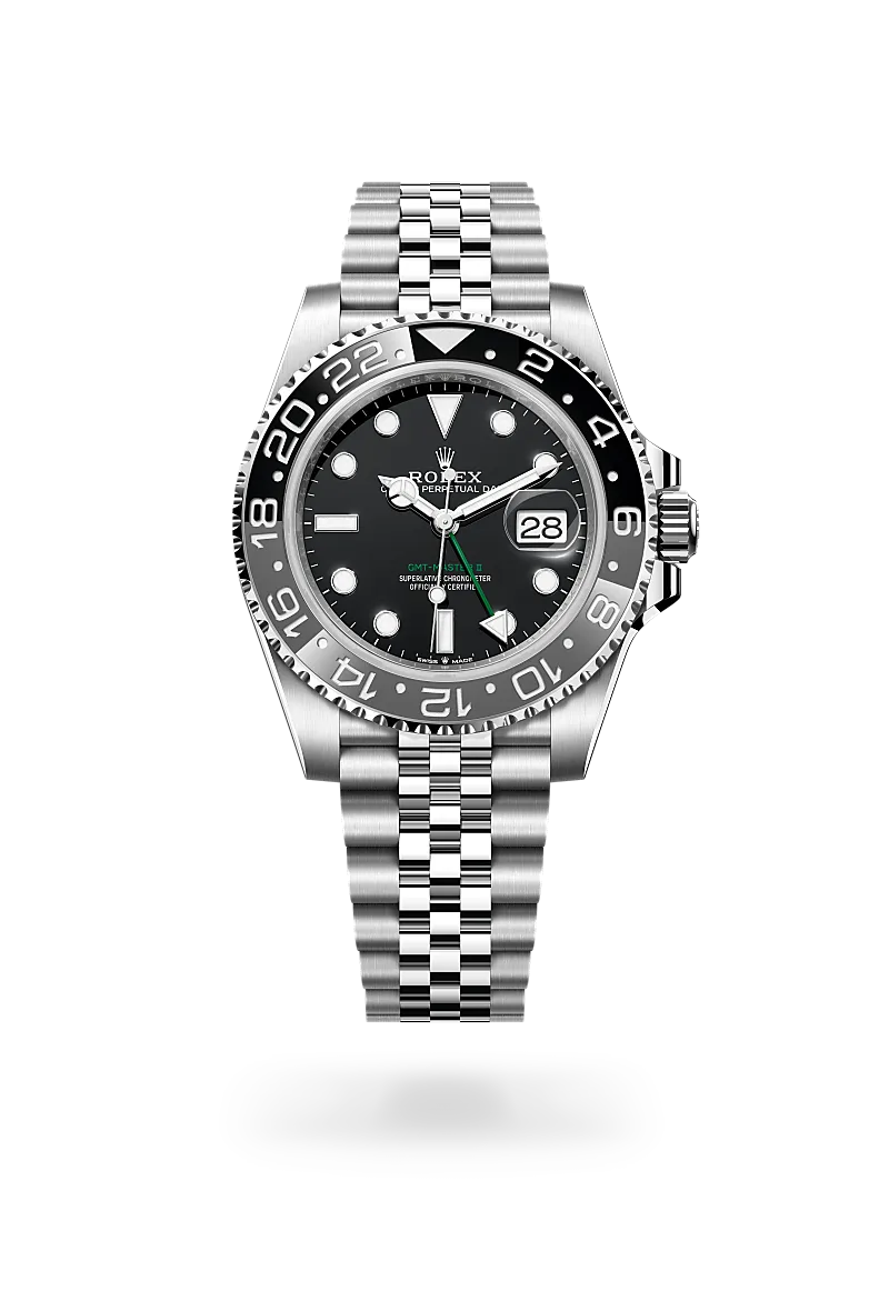 Rolex GMT-Master II in Oystersteel, M126710GRNR-0003 - Lindroos