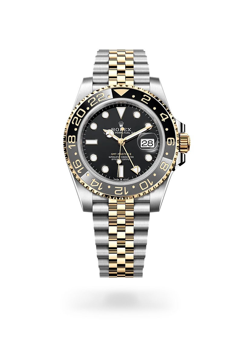 Rolex GMT-Master II Keltainen Rolesor – Oystersteel-terästä ja keltakultaa, M126713GRNR-0001 - Lindroos