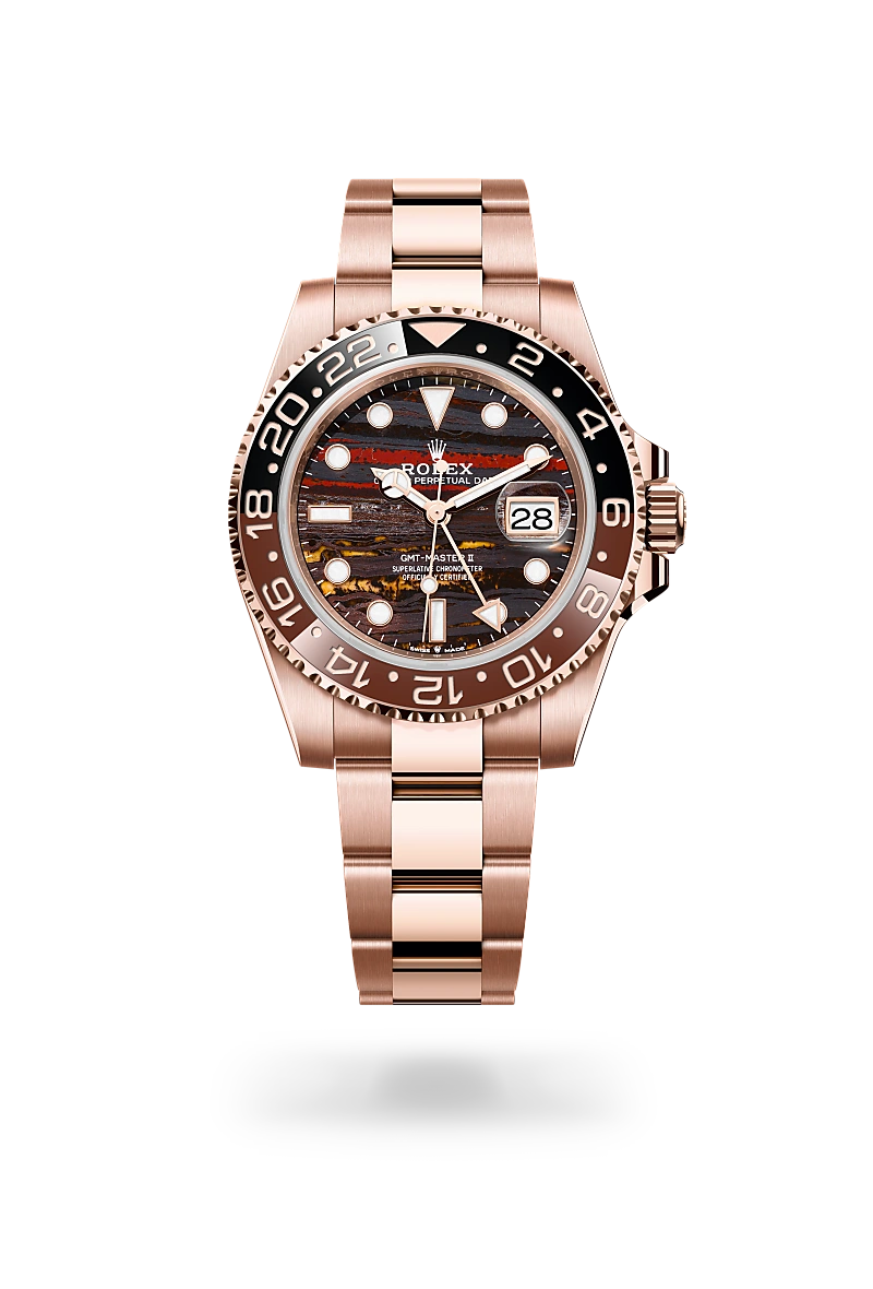Rolex GMT-Master II in 18 ct Everose gold, M126715CHNR-0002 - Lindroos