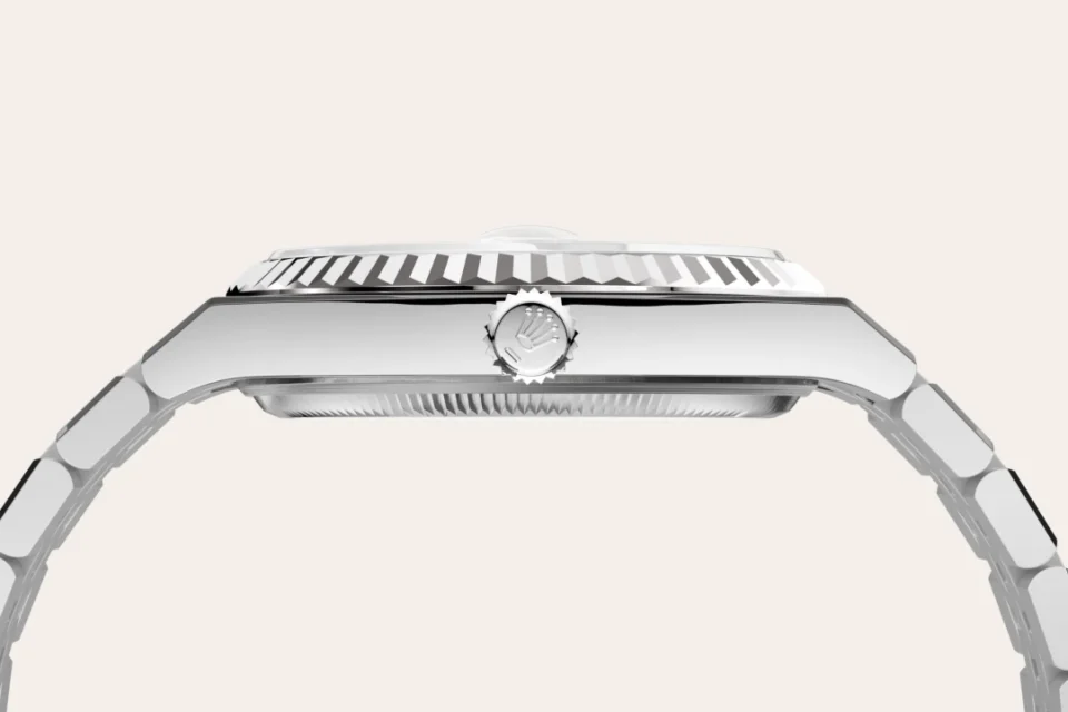 Rolex Land-Dweller 36 Valkoinen Rolesor – Oystersteel-terästä ja valkokultaa, M127234-0001, 7 - Lindroos