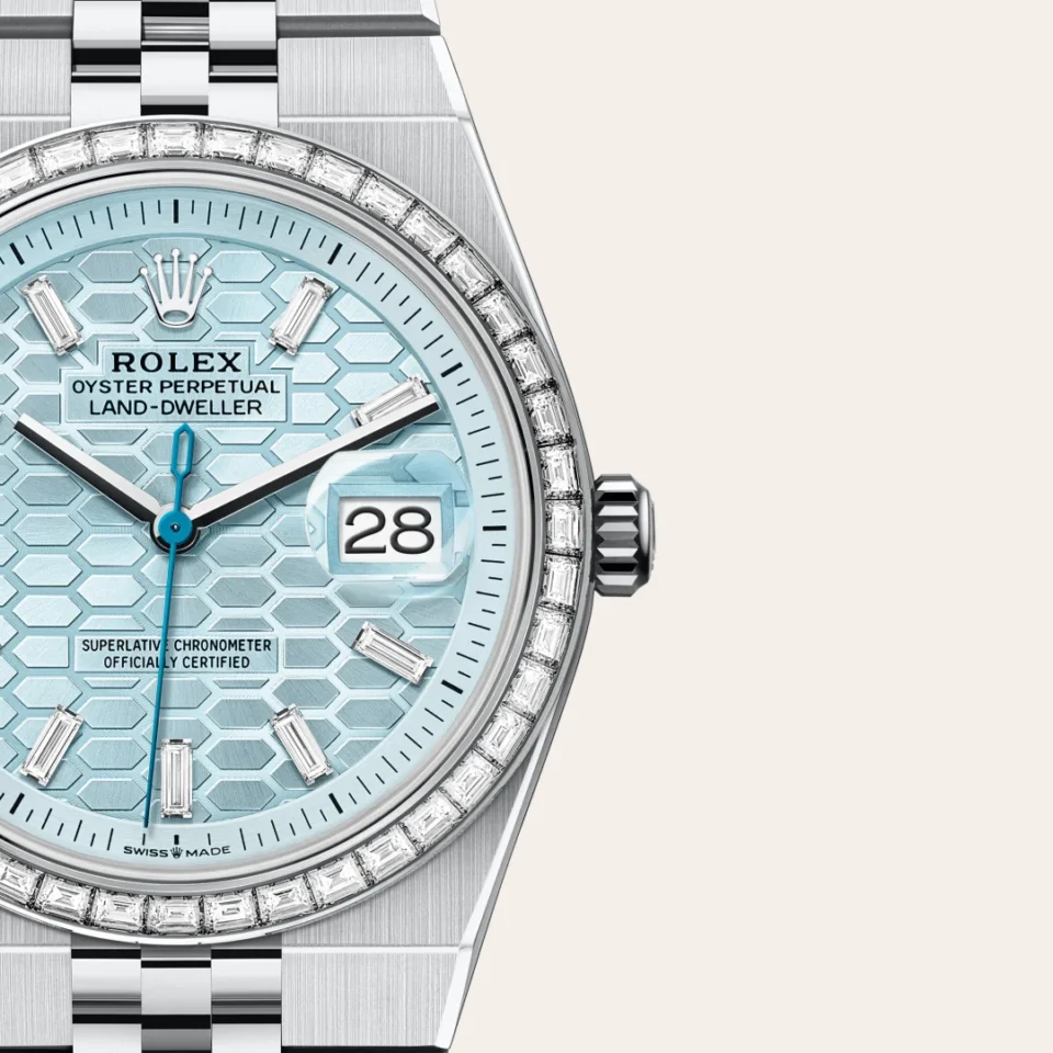 Rolex Land-Dweller 36 in Platinum, M127286TBR-0001, 3 - Lindroos