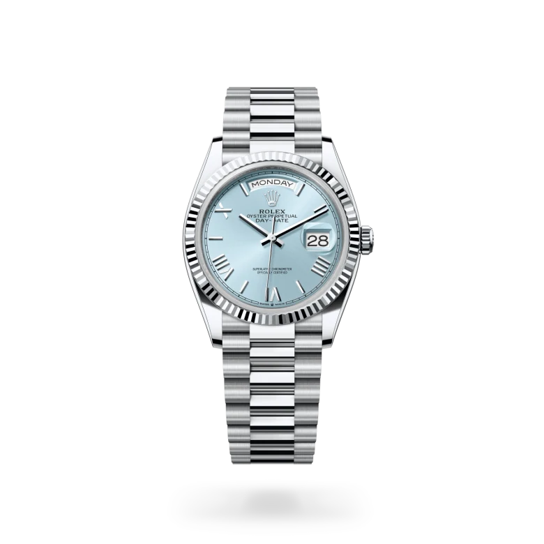 Rolex Day-Date 36 Platina, M128236-0018 - Lindroos