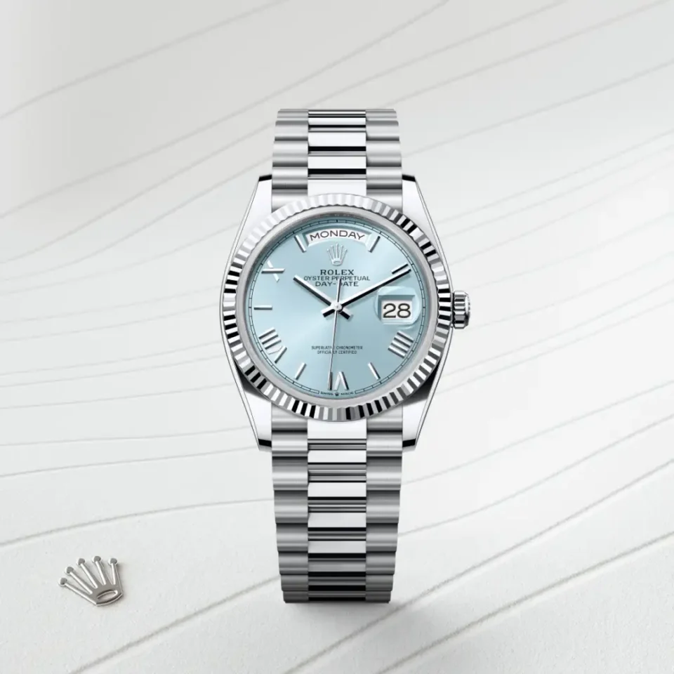 Rolex Day-Date 36 Platina, M128236-0018, 1 - Lindroos