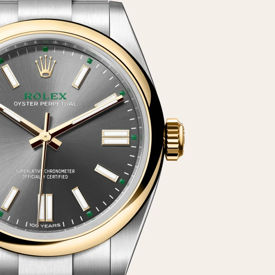 Rolex Oyster Perpetual 41 in Yellow Rolesor - combination of Oystersteel and yellow gold, M134303-0001, 3 - Lindroos