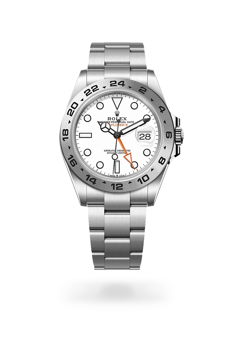 Rolex Explorer II in Oystersteel, M226570-0001 - Lindroos