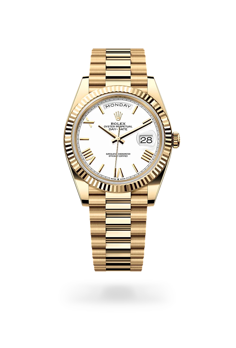 Rolex Day-Date 40 in 18 ct yellow gold, M228238-0042 - Lindroos