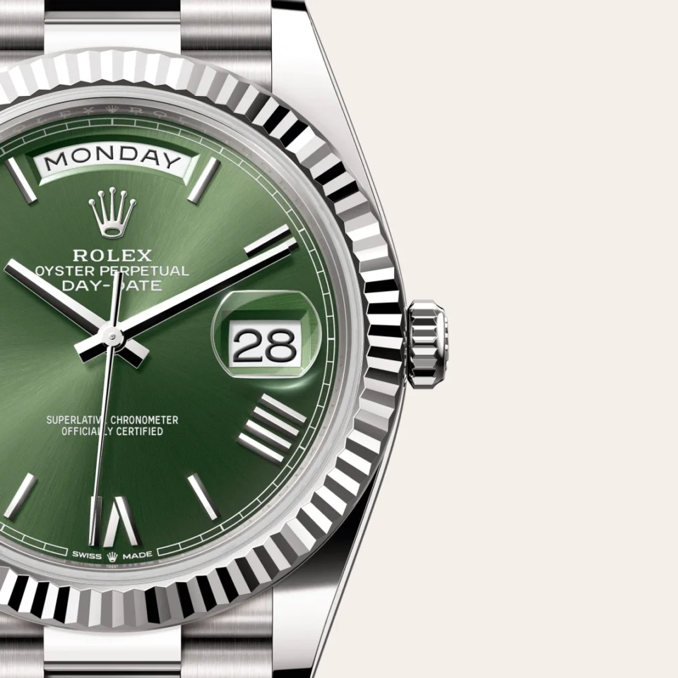Rolex Day-Date 40 18k valkokulta, M228239-0033, 3 - Lindroos
