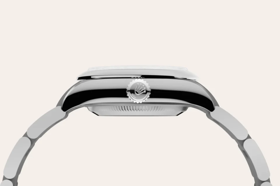 Rolex Oyster Perpetual 28 in Oystersteel, M276200-0009, 6 - Lindroos