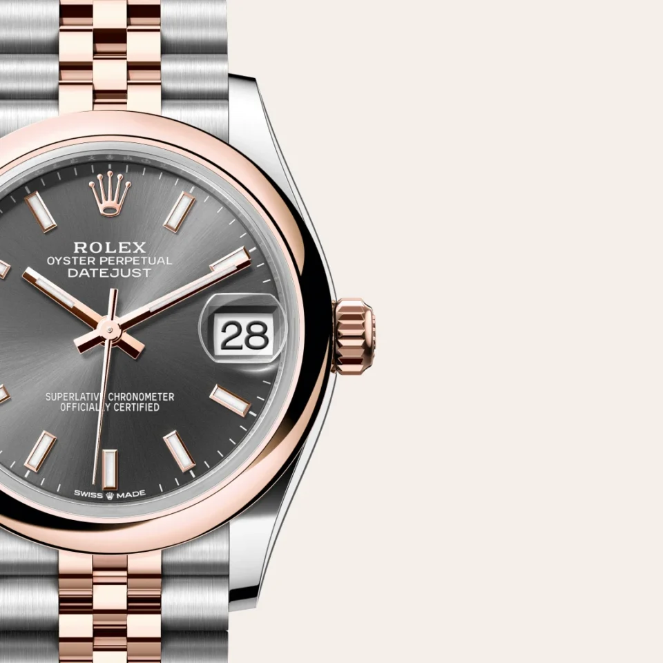 Rolex Datejust 31 Everose Rolesor – Oystersteel-terästä ja Everose-kultaa, M278241-0018, 3 - Lindroos