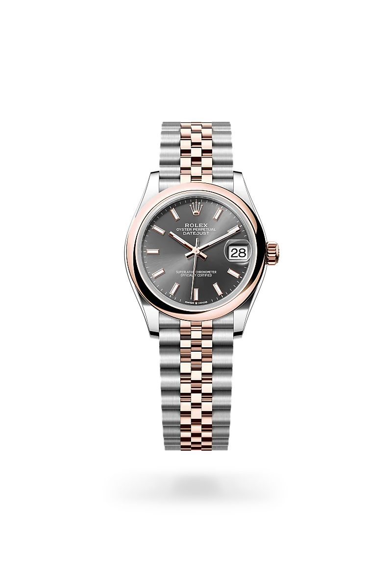 Rolex Datejust 31 Everose Rolesor – Oystersteel-terästä ja Everose-kultaa, M278241-0018 - Lindroos