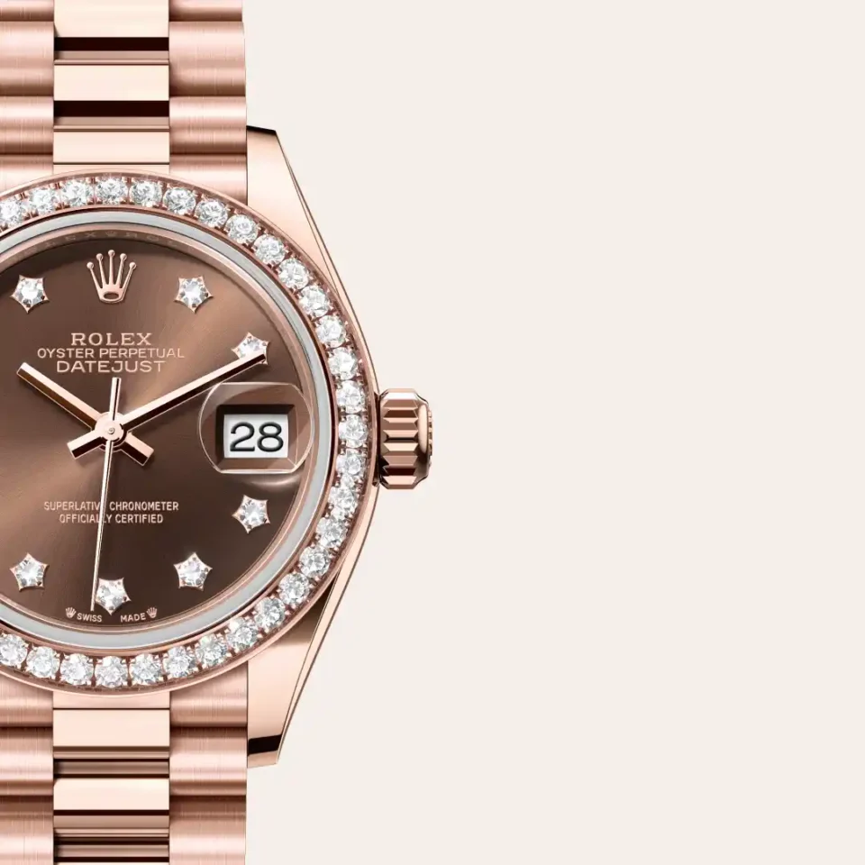 Rolex Lady-Datejust 18k Everose-kulta, M279135RBR-0001, 3 - Lindroos